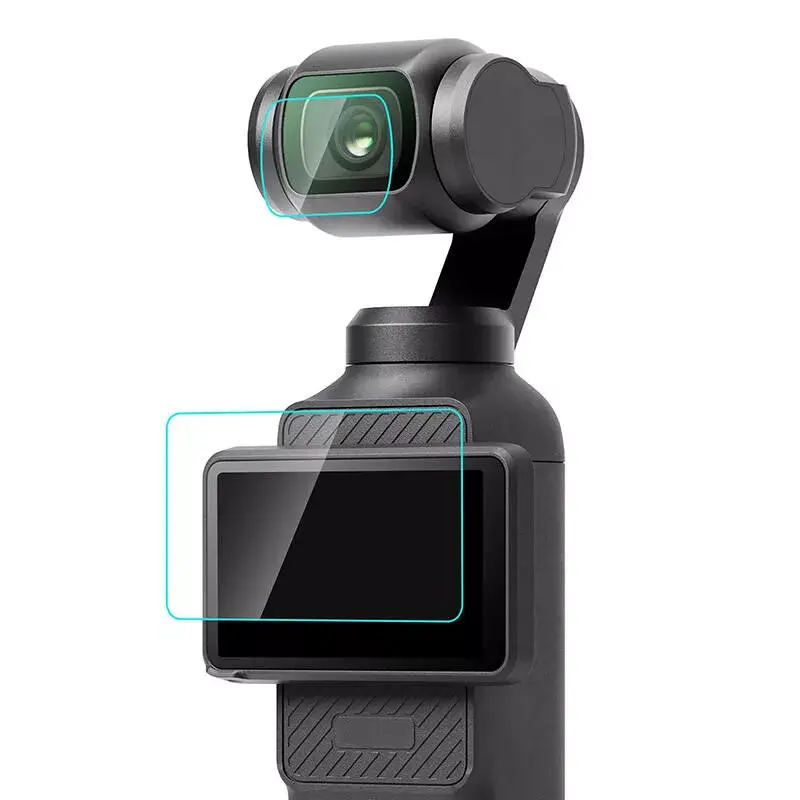 Gehärtetes Glas-Objektiv- und Display-Schutzglas Puluz für DJI OSMO Pocket 3 PU950T