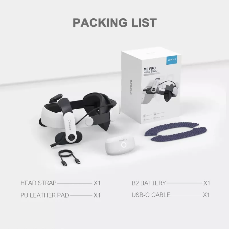 Kopfband mit Akkupack BOBOVR M3 Pro für Oculus Quest 3