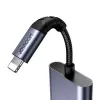 2-in-1 Audio-Adapter Joyroom SY-L01 Lightning auf 3,5 mm + Lightning, schwarz