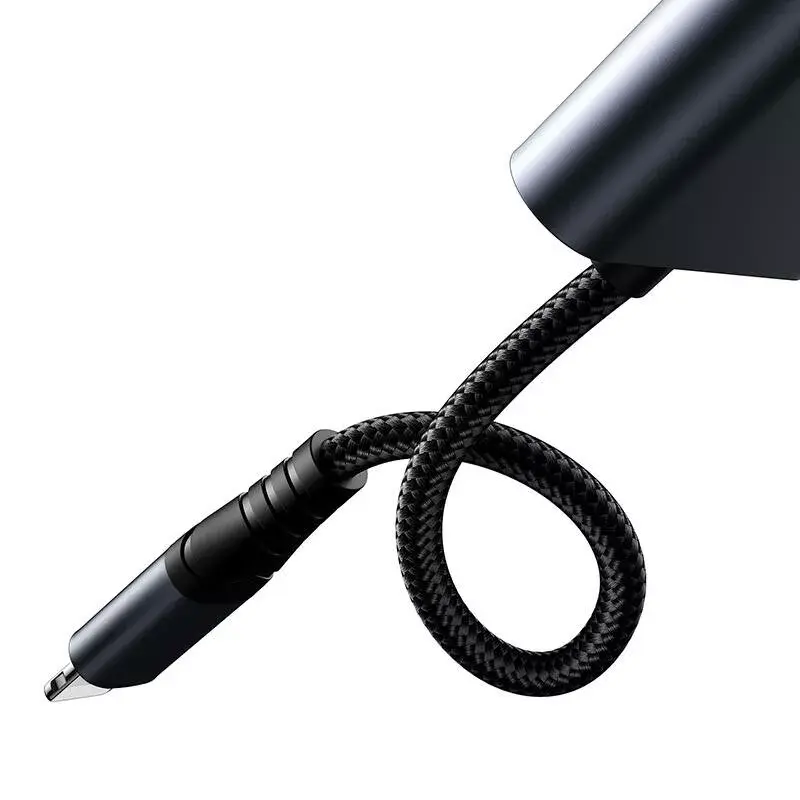 2-in-1 Audio-Adapter Joyroom SY-L01 Lightning auf 3,5 mm + Lightning, schwarz