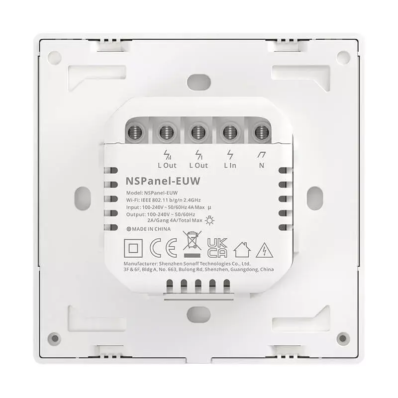 Intelligenter Wandschalter Sonoff NSPanel WiFi Touchscreen-Steuerung NSPanel-EUW