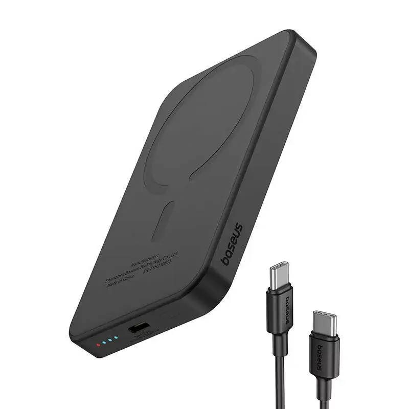 Magnetische Mini-Powerbank Baseus 5000mAh 20W (schwarz)