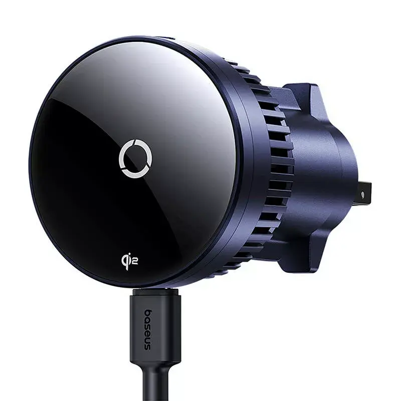 Autohalterung Baseus MagPro C40164100121-01 15W Qi2.0 Schwarz – magnetisches kabelloses Ladegerät für Qi2.0-kompatible Telefone