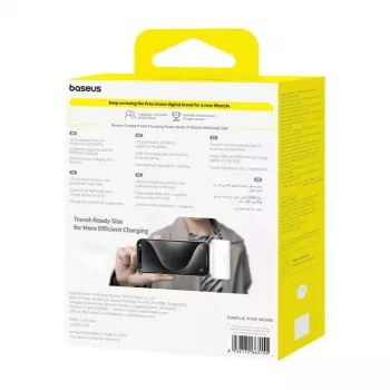 Powerbank OS-Baseus Compact IP 5000mAh 20W (weiß)