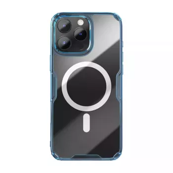 TPU Case Nillkin Nature für iPhone 16 Plus — Magnetisch, Blau, schlanke Schutzhülle