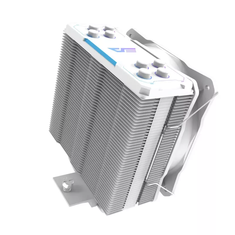 Luftkühler Darkflash Z4 Pro Mist Weiß — 120-mm-Lüfter, hydraulisches Lager, 200 W TDP, unterstützt AM5/AM4/LGA1700/1200/115x