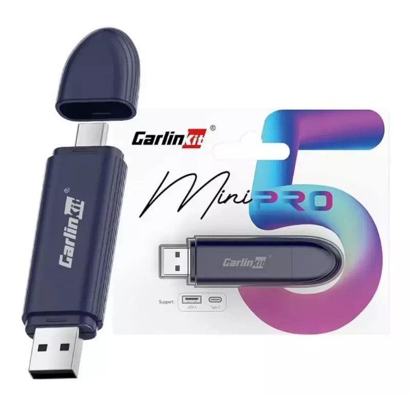 Carlinkit Auto-Medienempfänger MINI PRO — schwarz, 81,3×21×10,5 mm