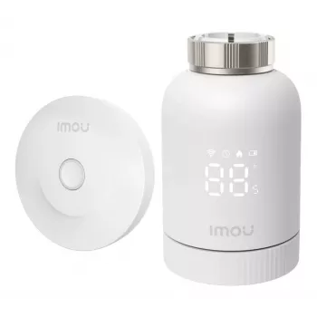 Digitales Thermostat Imou TRV1 Kit ZigBee Weiß Batteriebetrieben