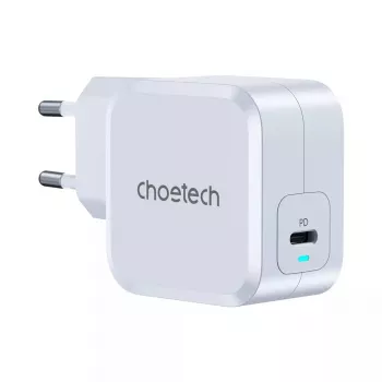 USB-C-Netzteil CHOETECH PD8007 45W EU Weiß – USB‑C PD 45W
