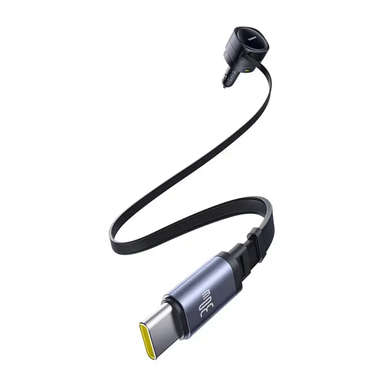 Auto-Ladegerät Baseus Enjoyment Max 90W mit USB-C- und USB-A-Anschlüssen