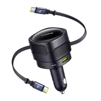Auto-Ladegerät Baseus Enjoyment Max 90W mit USB-C- und USB-A-Anschlüssen