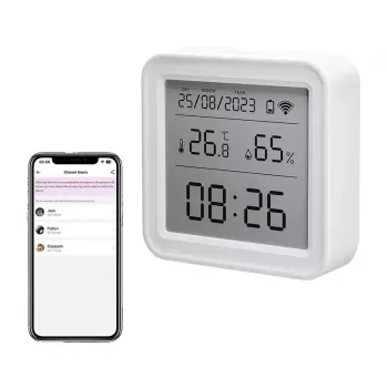 Temperatur- und Feuchtigkeitssensor Gosund ST17 Zigbee mit LCD-Anzeige