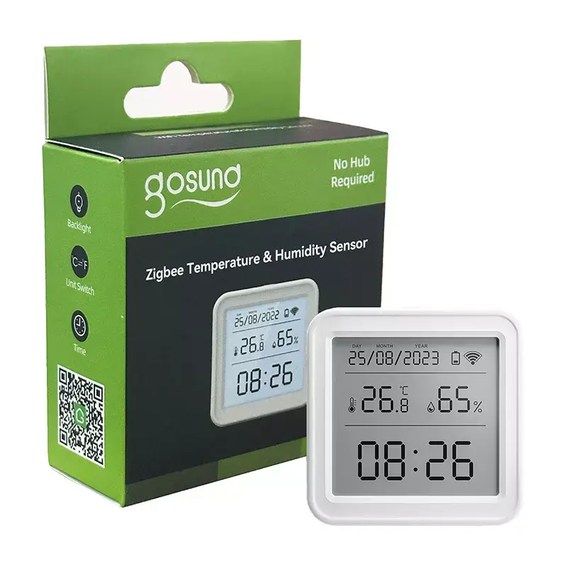Temperatur- und Feuchtigkeitssensor Gosund ST17 Zigbee mit LCD-Anzeige