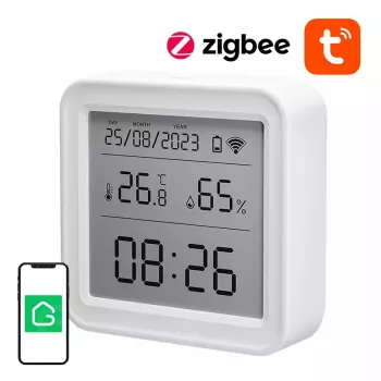 Temperatur- und Feuchtigkeitssensor Gosund ST17 Zigbee mit LCD-Anzeige