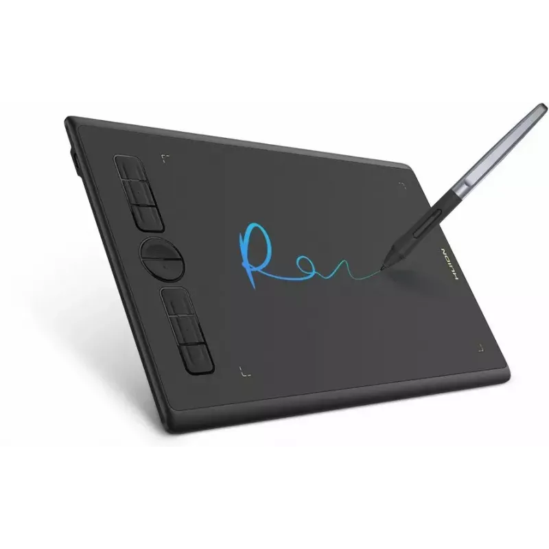 Grafiktablett HUION Inspiroy H580X — aktive Fläche 8,5×5,0 Zoll, 5080 LPI, 8192 Druckstufen, 8 programmierbare Tasten, USB-C