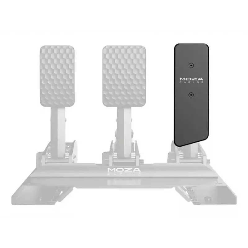 Pedal-Montageplatte Moza Racing CRP2 Aluminium Schwarz 60 mm x 185 mm
