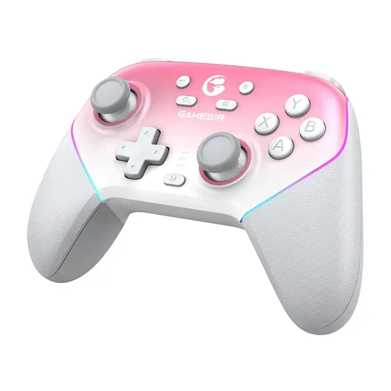 Wireless Controller GameSir SuperNova T4n Pro Pink — Bluetooth, ergonomisches Handheld-Design