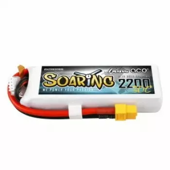 Battery Gens ace Soaring 2200mAh 11.1V 30C 3S1P Lipo Pack