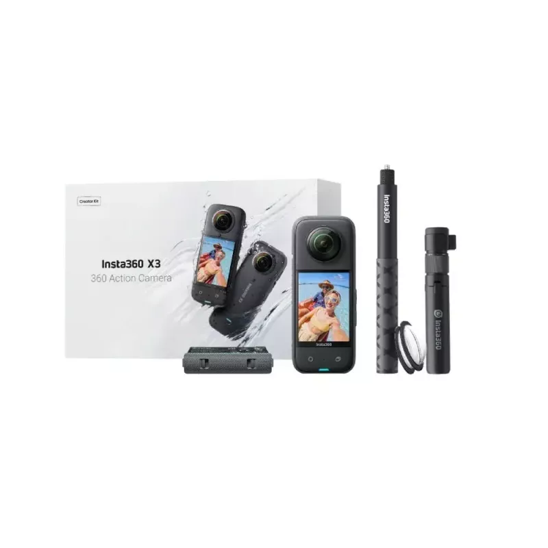 360 Kamera Insta360 X3 Wasserdicht 5.7K - Insta360 X3 5.7K 360° wasserdichte Action-Kamera