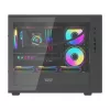 Computergehäuse Darkflash DB460M Micro ATX Schwarz