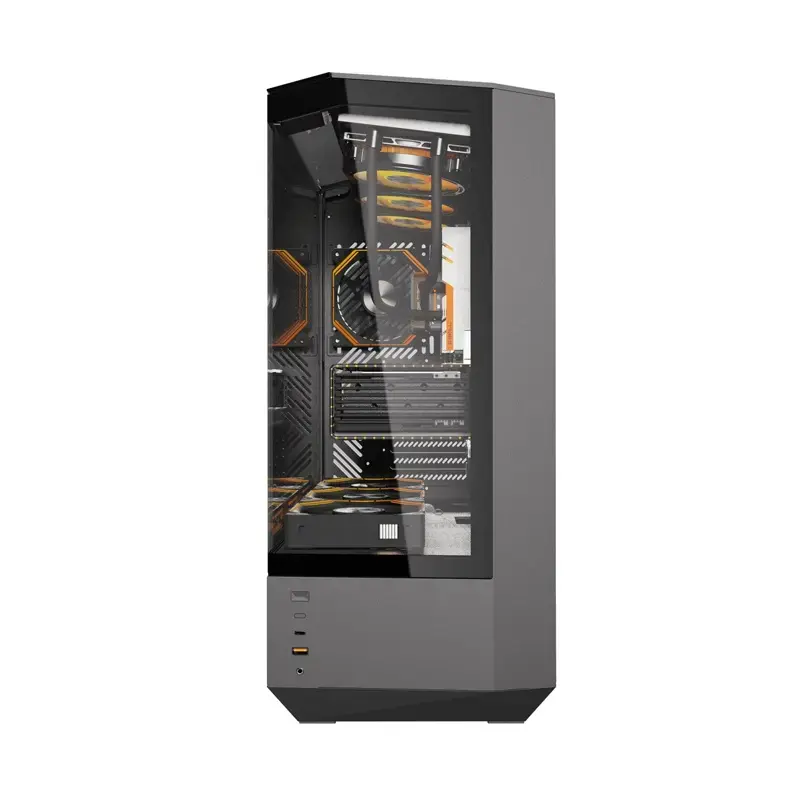 Computergehäuse Darkflash DY460 ATX Schwarz