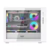 Computergehäuse Darkflash DB460M Micro ATX Weiß