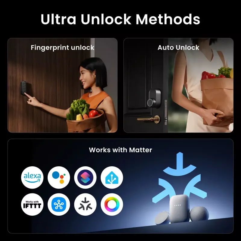 Smart Lock SwitchBot W5600000 mit Fernzugriff und Sicherheitsfunktionen