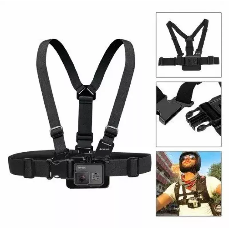 Zubehörset Puluz PKT18 für Actionkameras – 20-teiliges Kit kompatibel mit Osmo Action 5, Pro, Insta360 Ace Pro 2