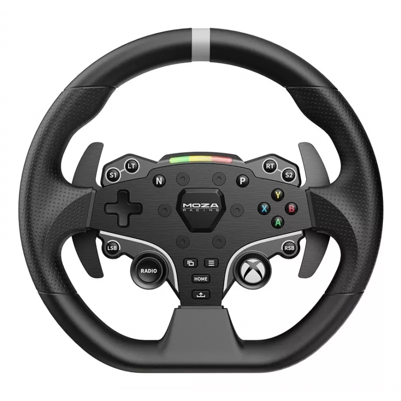 Moza Racing R3 Bundle für XBOX & PC, Lenkrad + Pedale, PC, Xbox One, Xbox Series S, Xbox Series X, Home-Taste, 360°, Direktantrieb, verstellbar