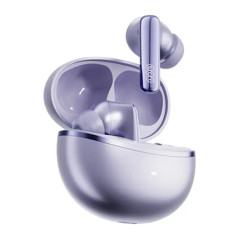 TWS-Kopfhörer QCY MeloBuds N70 – True Wireless Ohrhörer, Lila