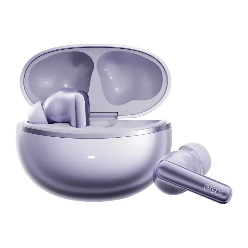 TWS-Kopfhörer QCY MeloBuds N70 – True Wireless Ohrhörer, Lila