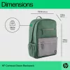 Lässiger Rucksack HP Campus Grün Backpack Grün Grau Polyester