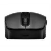 HP 695 Wiederaufladbare kabellose Maus, beidhändig, Bluetooth, 4000 DPI, Schwarz