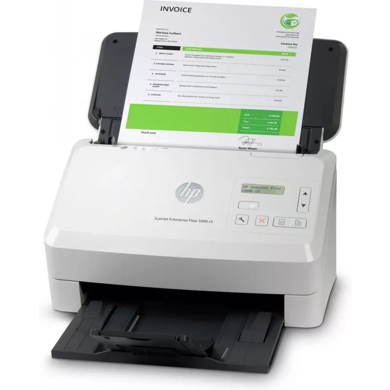 HP Scanjet Enterprise Flow 5000 s5 Blatteinzugsscanner 600 x 600 DPI A4 Weiß