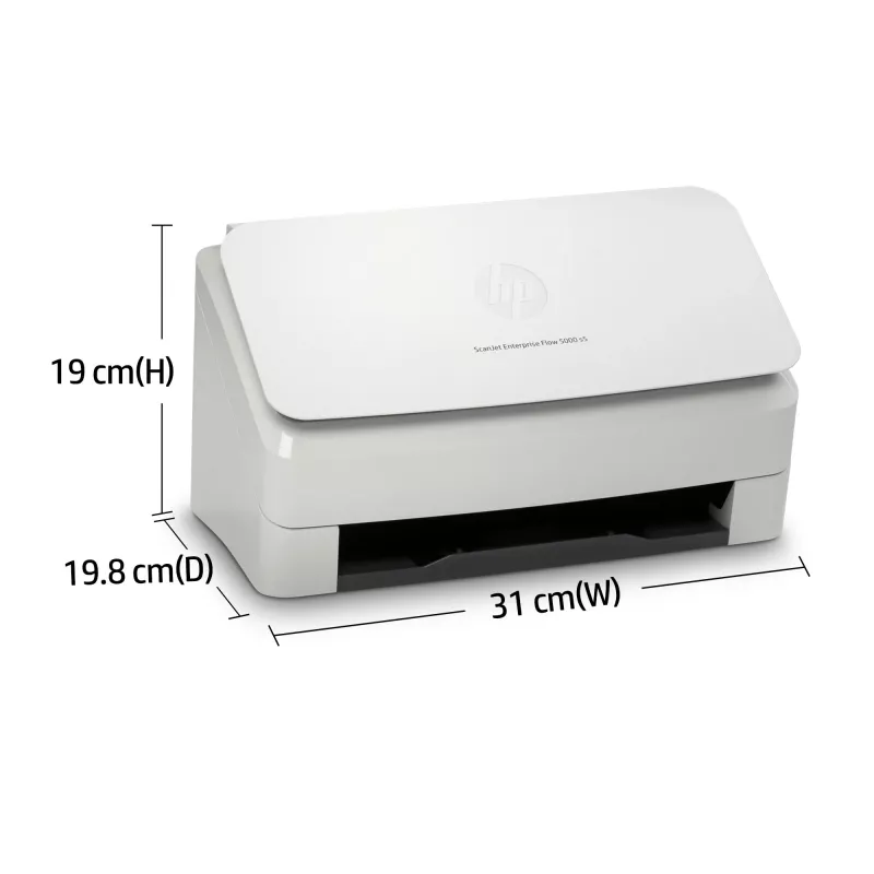HP Scanjet Enterprise Flow 5000 s5 Blatteinzugsscanner 600 x 600 DPI A4 Weiß