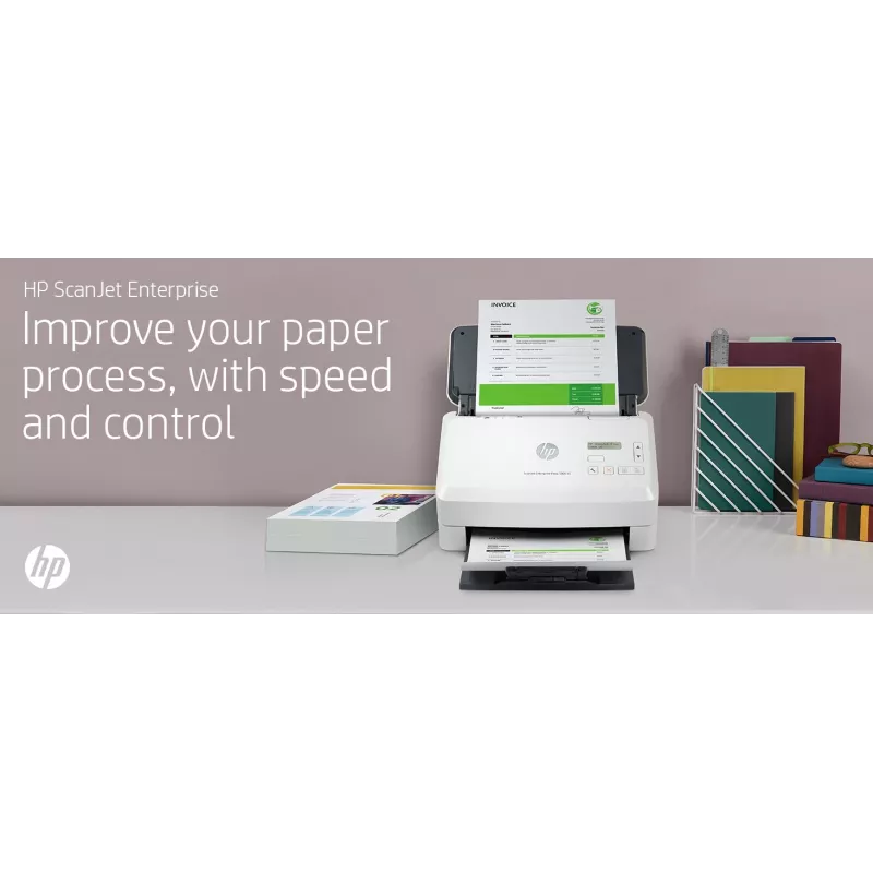HP Scanjet Enterprise Flow 5000 s5 Blatteinzugsscanner 600 x 600 DPI A4 Weiß