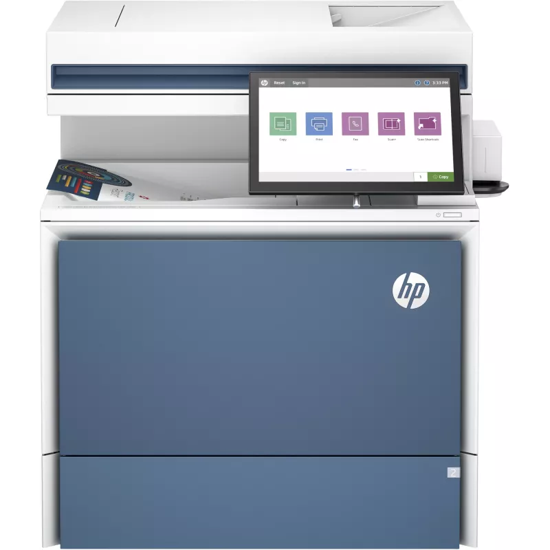 HP Color LaserJet Enterprise Flow MFP 5800zf Drucker, Laser, Farbdruck, 1200 x 1200 DPI, A4, Direktdruck, Weiß