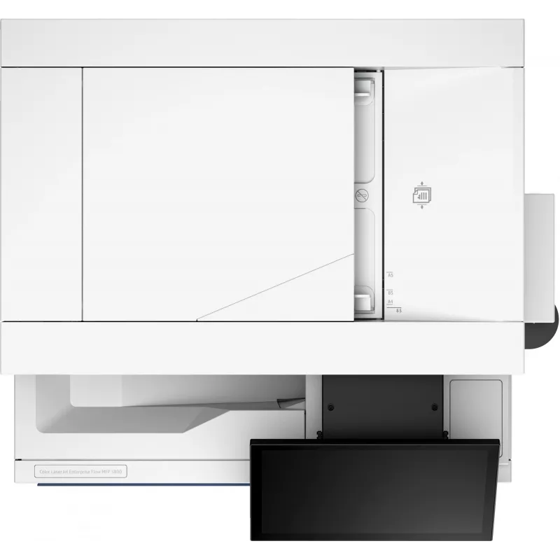 HP Color LaserJet Enterprise Flow MFP 5800zf Drucker, Laser, Farbdruck, 1200 x 1200 DPI, A4, Direktdruck, Weiß