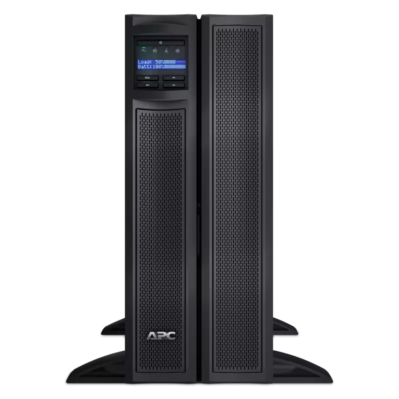 APC Smart-UPS X SMX3000HVNC - 3000VA, 8x C13 + 2x C19 Steckdose, USB, erweiterbare Laufzeit, kurze Bautiefe, NMC