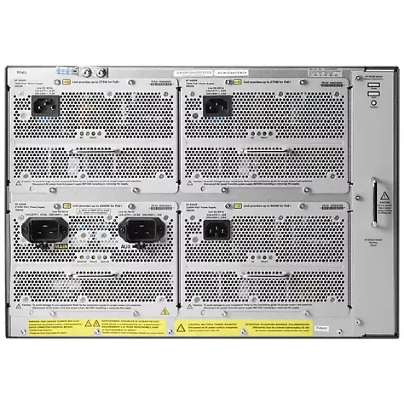 Netzwerk-Chassis HP 5412R zl2 Rack-Chassis mit 12 Modulsteckplätzen, unterstützt bis zu 96 10GbE- oder 288 10/100/1000-Ports (J9822A)