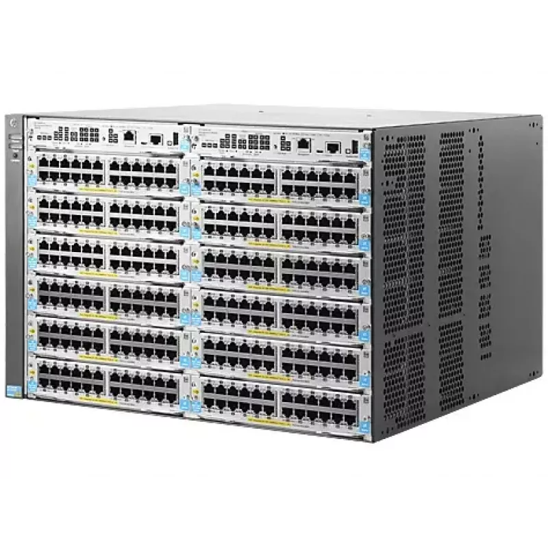 Netzwerk-Chassis HP 5412R zl2 Rack-Chassis mit 12 Modulsteckplätzen, unterstützt bis zu 96 10GbE- oder 288 10/100/1000-Ports (J9822A)