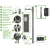 APC APDU9959EU3 Stromverteilungseinheit (PDU) 24 AC-Ausgänge 0U Schwarz
