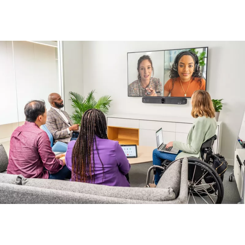 HP Poly Poly Studio X70 All-In-One-Videobar mit TC10-Controller-Kit ohne Funkmodul oder Netzkabel GSA/TAA