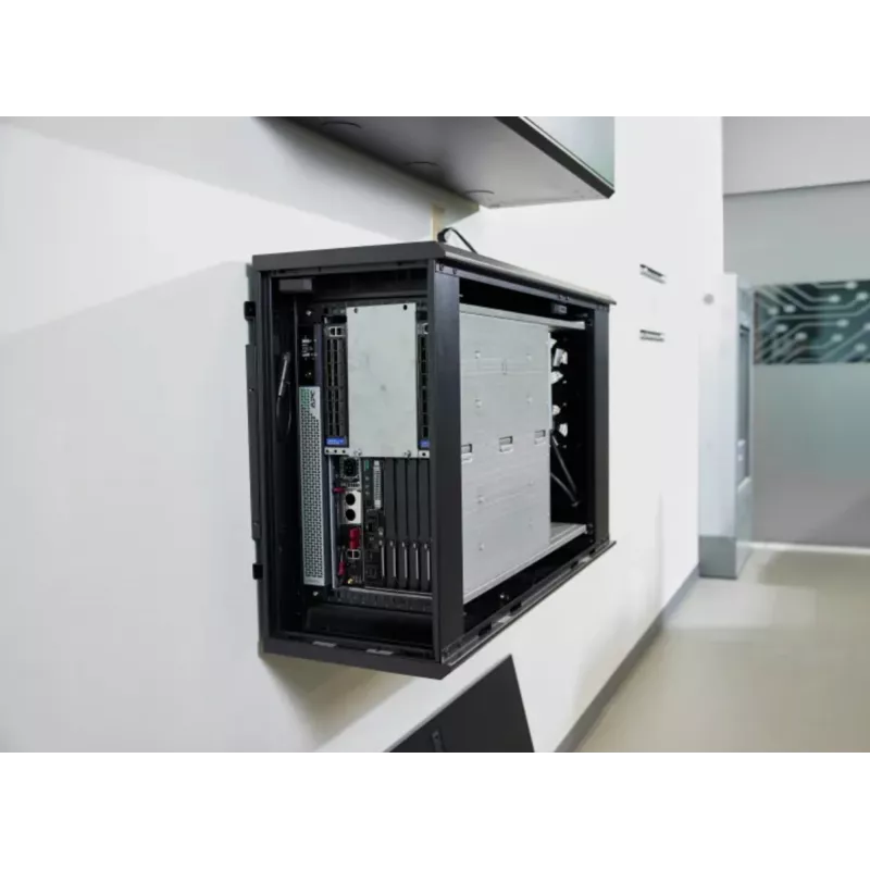 APC NetShelter 6U Low-Profile Wandmontage Rack-Gehäuseschrank 230V Server-Tiefe