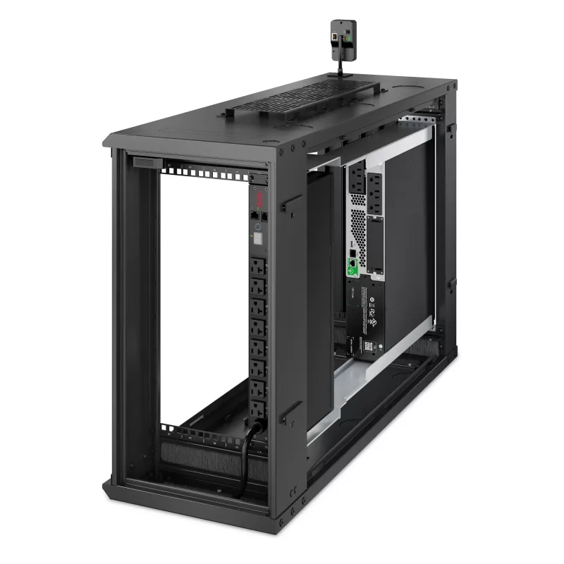 APC NetShelter 6U Low-Profile Wandmontage Rack-Gehäuseschrank 230V Server-Tiefe