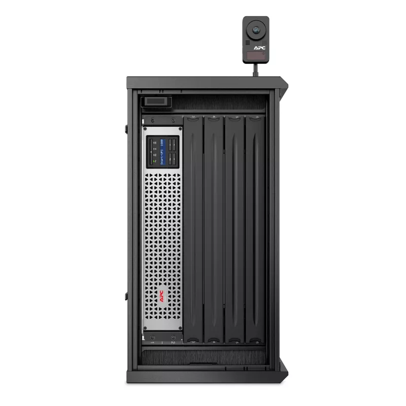 APC NetShelter 6U Low-Profile Wandmontage Rack-Gehäuseschrank 230V Server-Tiefe