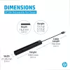HP schlank Rechargeable Pen Ladegerät, Innenbereich, USB, 0,15 m, Schwarz