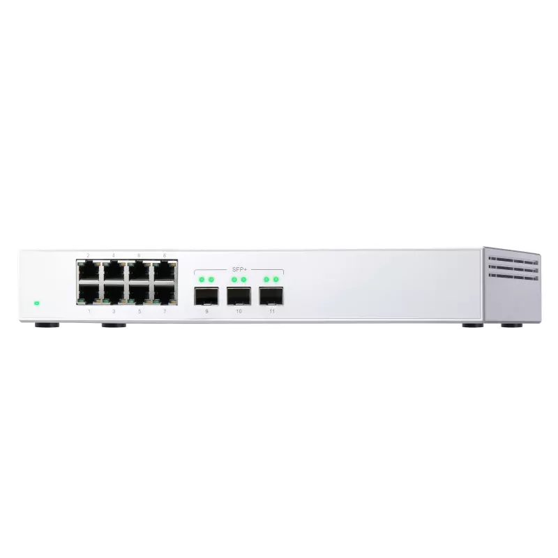 QNAP QSW-308S Netzwerk-Switch Unmanaged Gigabit Ethernet (10/100/1000) Weiß