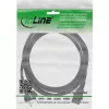 InLine Netzkabel, CEE 7/7 gerade / 3-polig IEC C13 Stecker, schwarz, 3 m