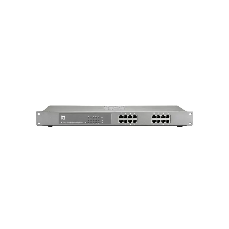 Unmanaged Switch LevelOne FEP-1612 16-Port Fast Ethernet PoE
